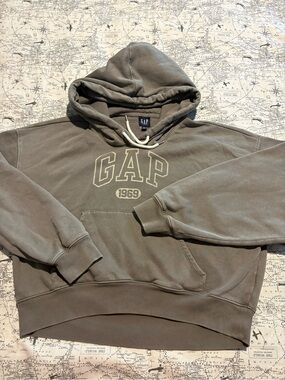 GAP 1969 Olive Green Pullover Hoodie